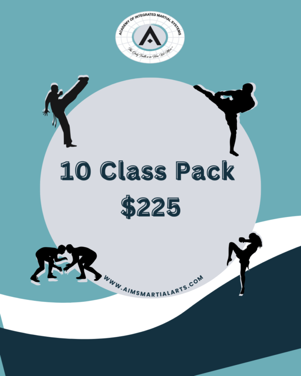 AIMS MARTIAL ARTS - Academy of Integrated Martial Systems 546 10 Class Pack